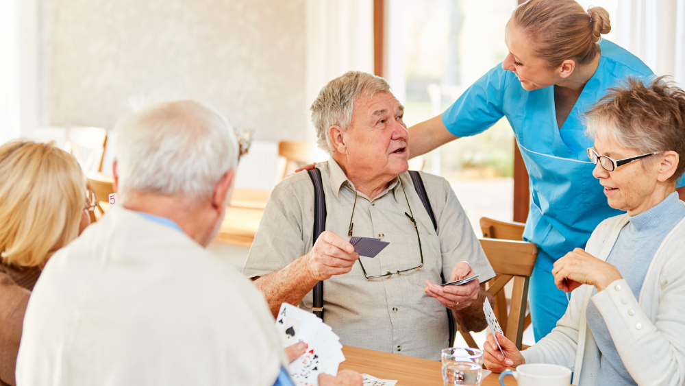 creating a sense of community at a retirement home